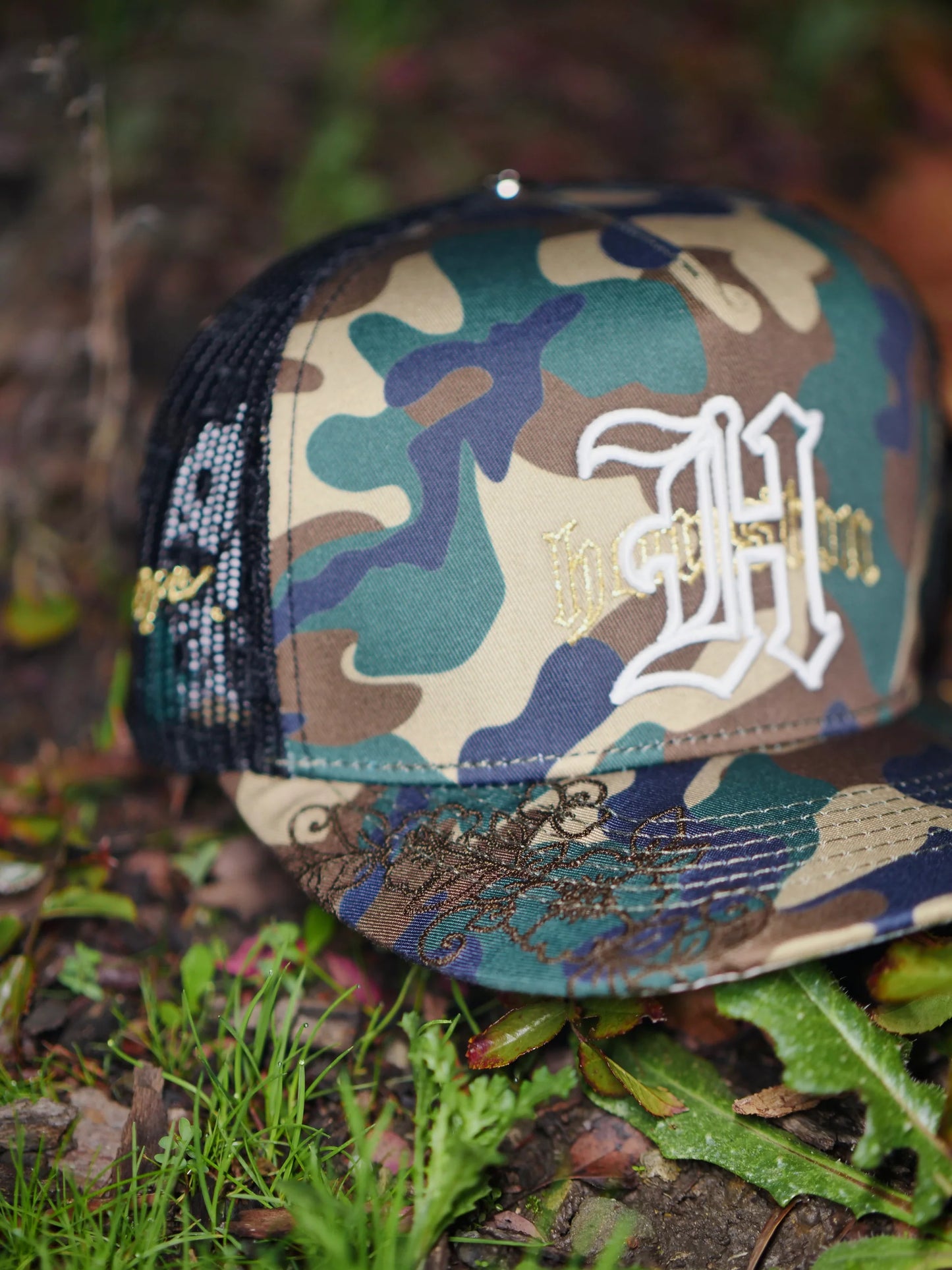 OG H-Town Premium Snapback 37 of 150 (Green Camo) by Daniel Luu
