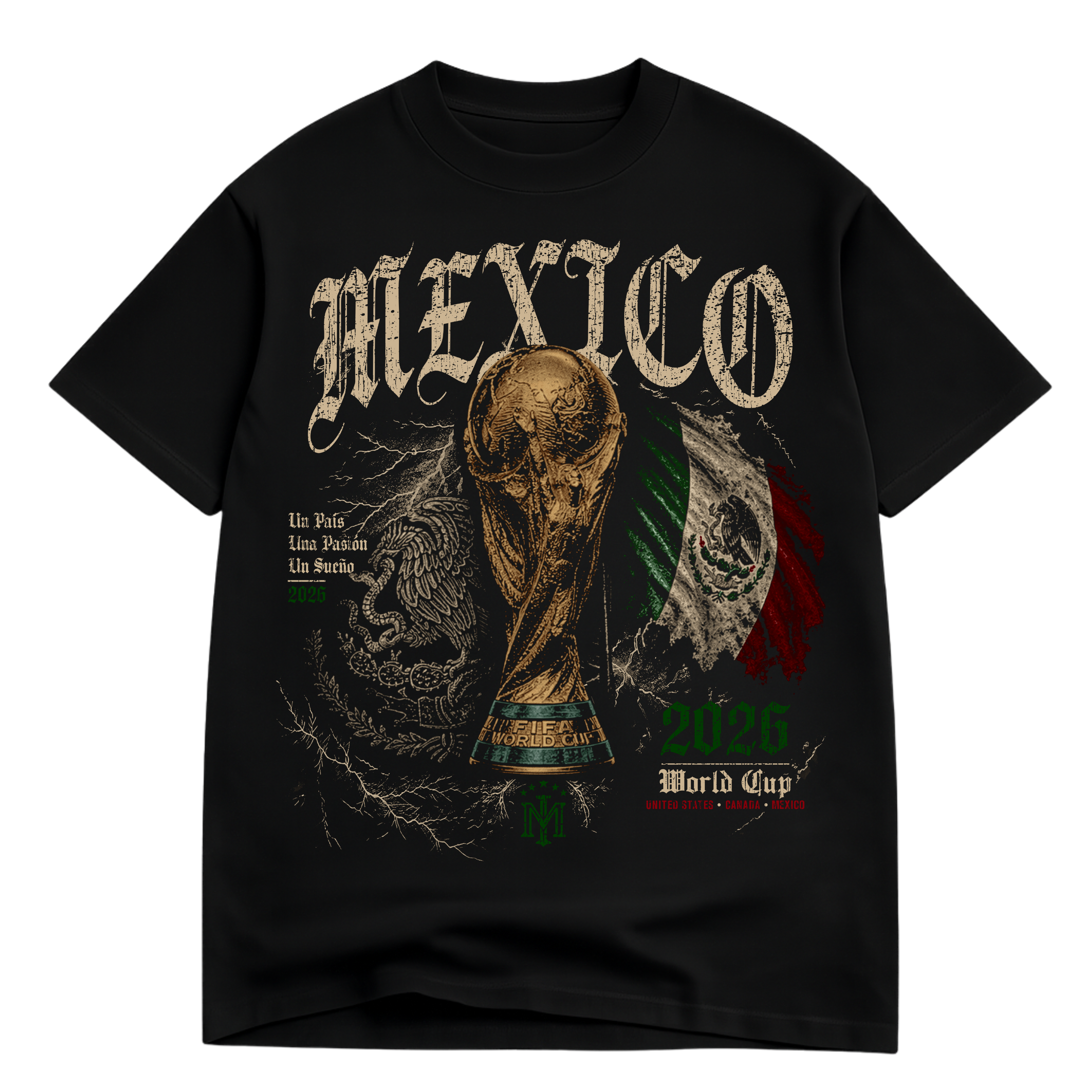 Mexico - 2026 FIFA World Cup Graphic Tee - Black – Sole'd Out
