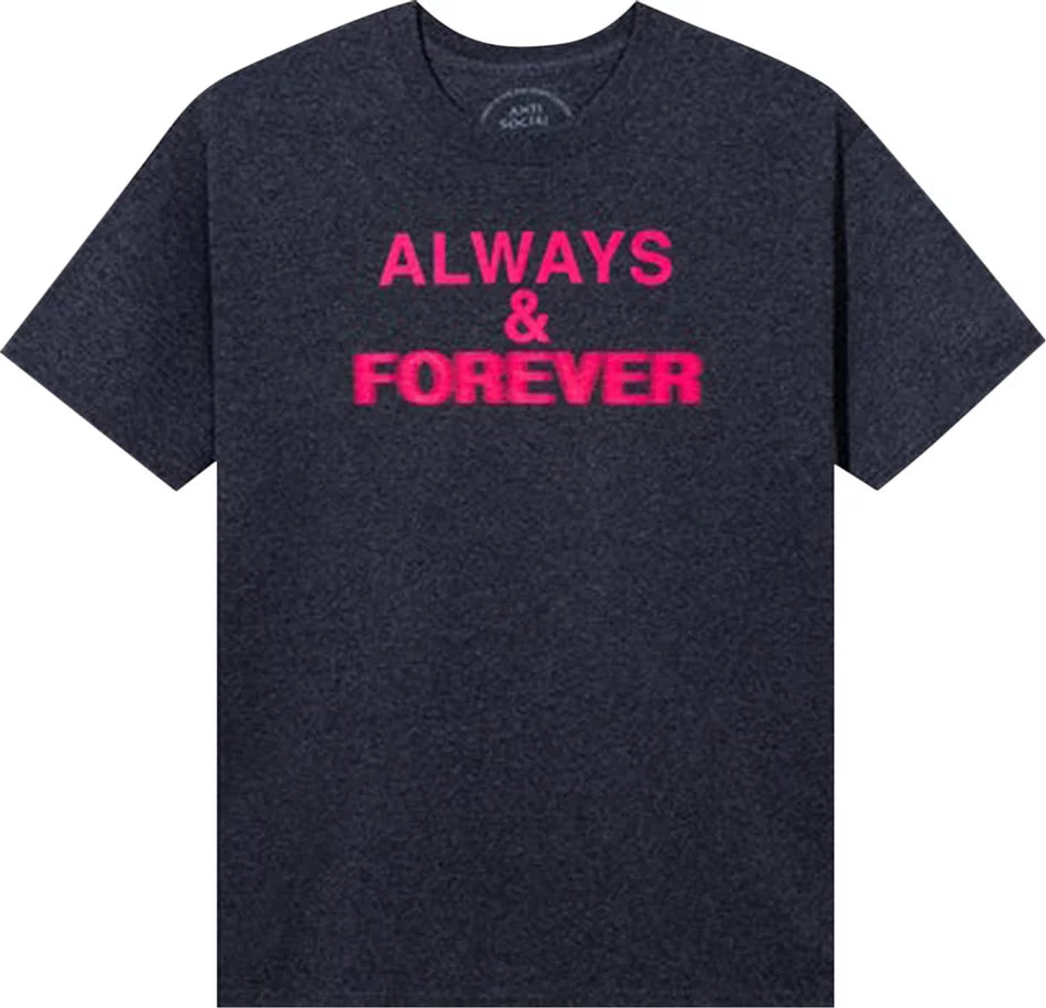 Anti Social Social Club Sex 3 Seven Tee Dark Heather Grey