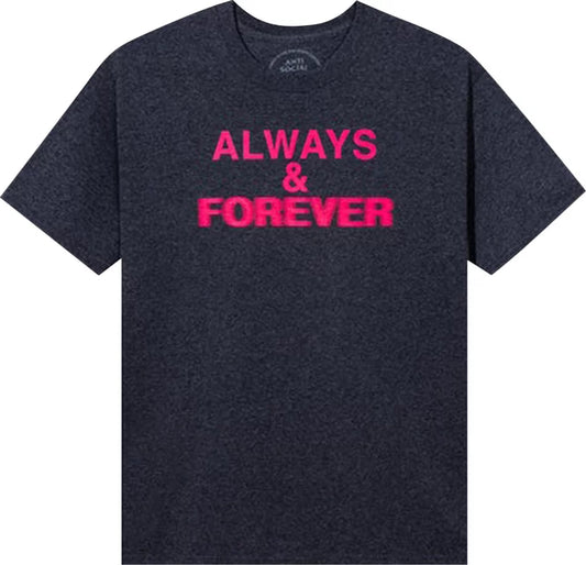 Anti Social Social Club Sex 3 Seven Tee Dark Heather Grey