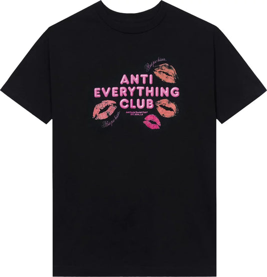 Anti Social Social Club Anti Everything Club <3 Tee Black