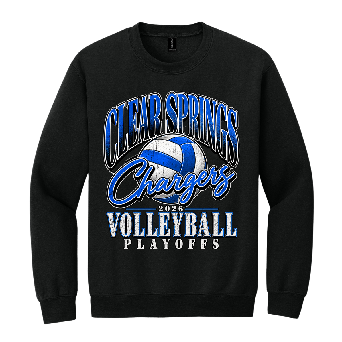 Clear Springs 2026 Volleyball Playoff Crewneck Sweatshirt - (Pre-Order)