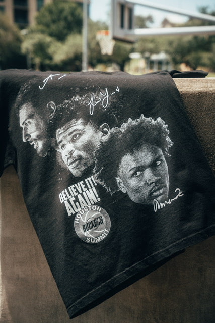 Houston Rockets 'Legends In The Making' Tee - Black Garment Dye
