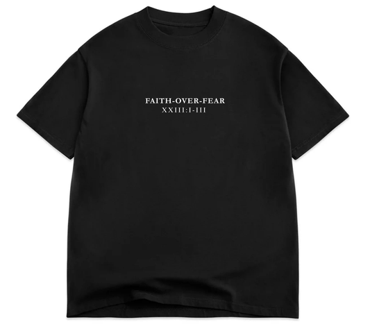 Faith Over Fear - Limo Black (Kids)