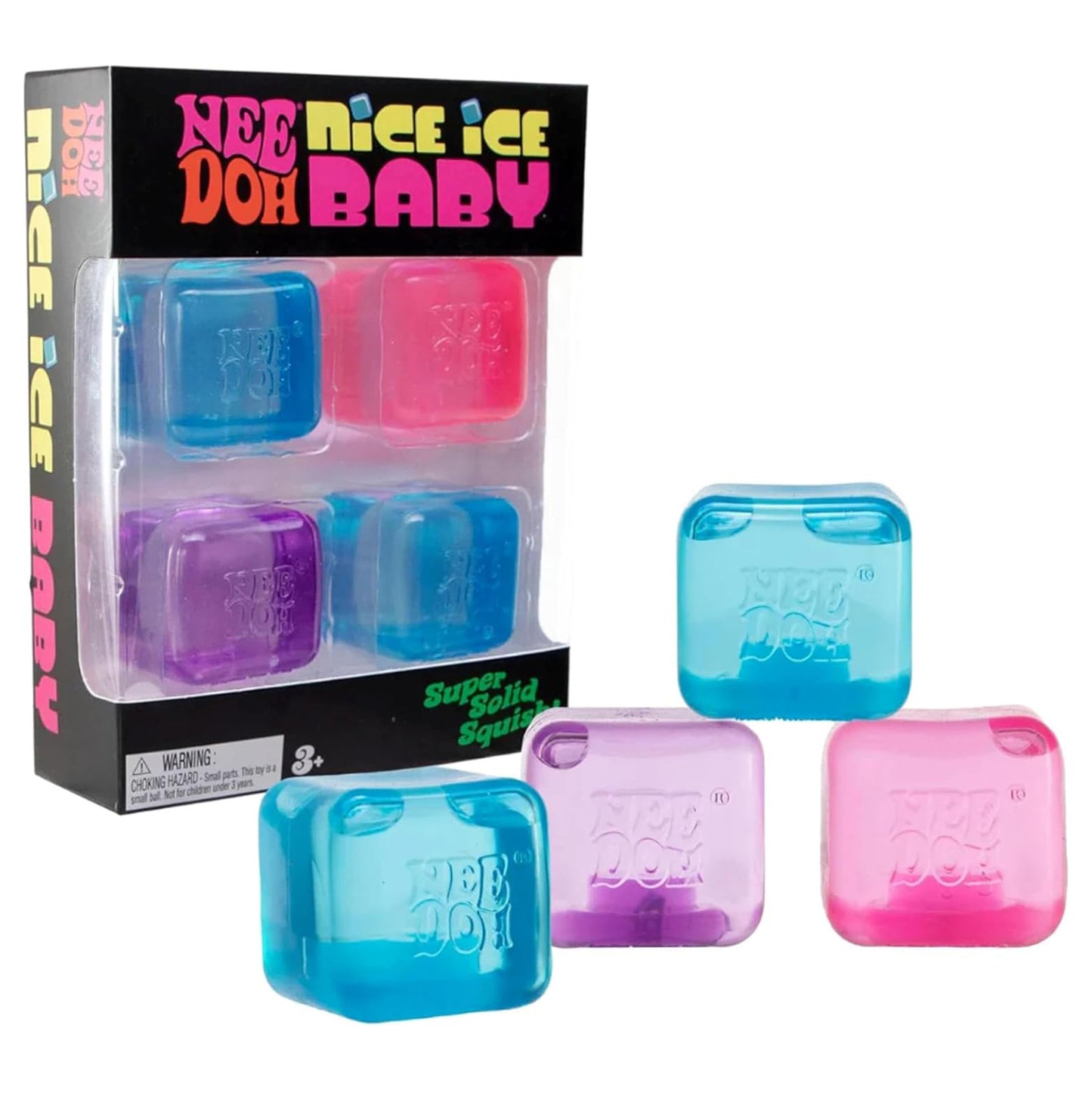 NeeDoh Nice Ice Baby Squishy Fidget Toy - Set of 4