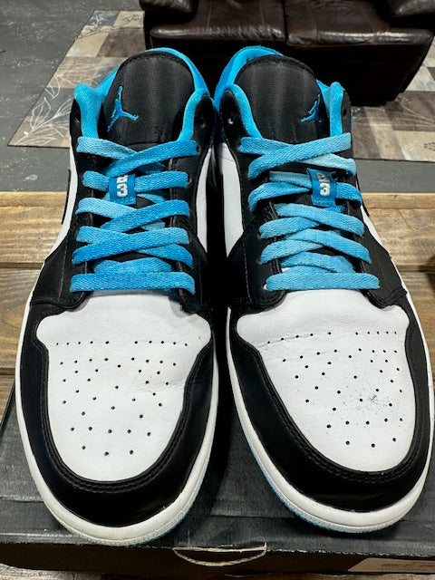 Jordan 1 Low Laser Blue - Size 12 (Pre-Owned)