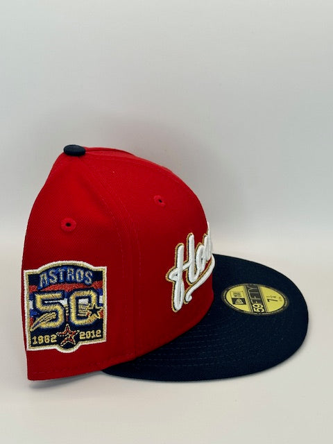 Astros Houston Red Blue White 50 Yrs