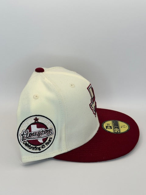 Astros Cream Maroon 45 Yrs
