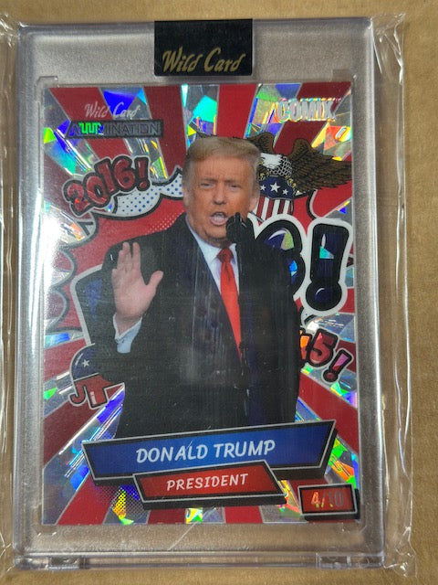 Wild Card Alumination Comix 2016 Donald Trump Trading Card 4 of 10