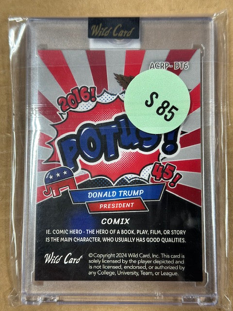 Wild Card Alumination Comix 2016 Donald Trump Trading Card 4 of 10
