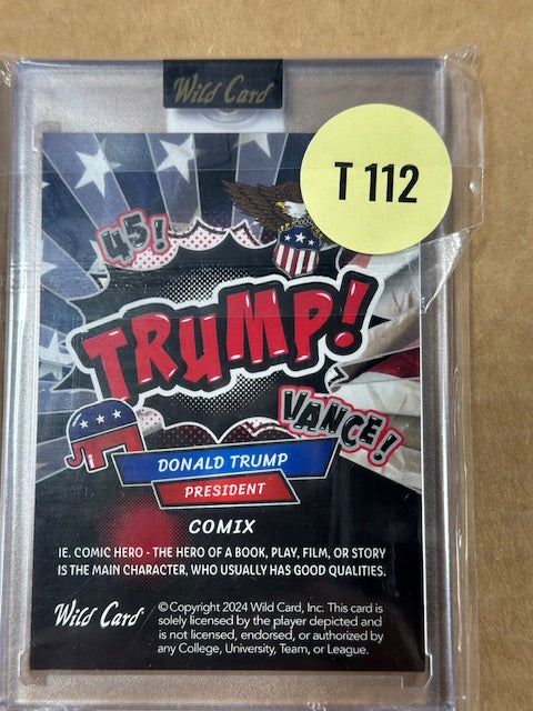 Wild Card Alumination Comix 45 Donald Trump Trading Card 1 of 4