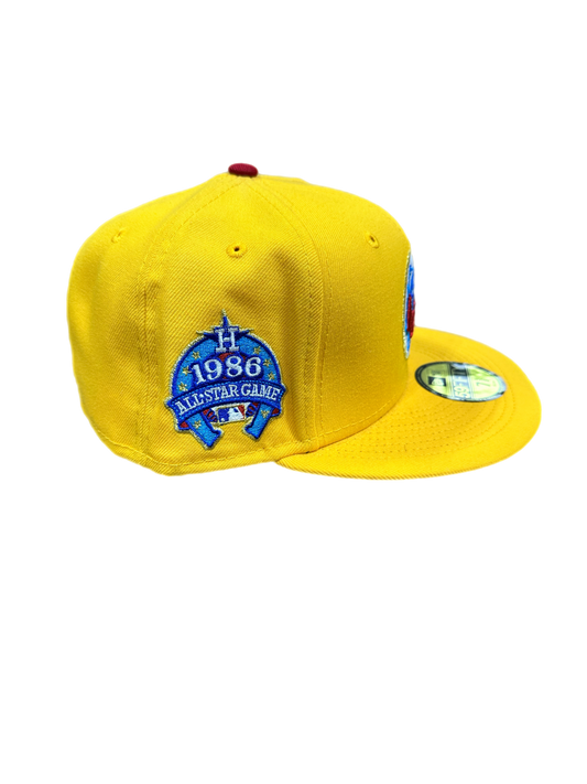 Astros 1986 ASG Yellow Royal Blue