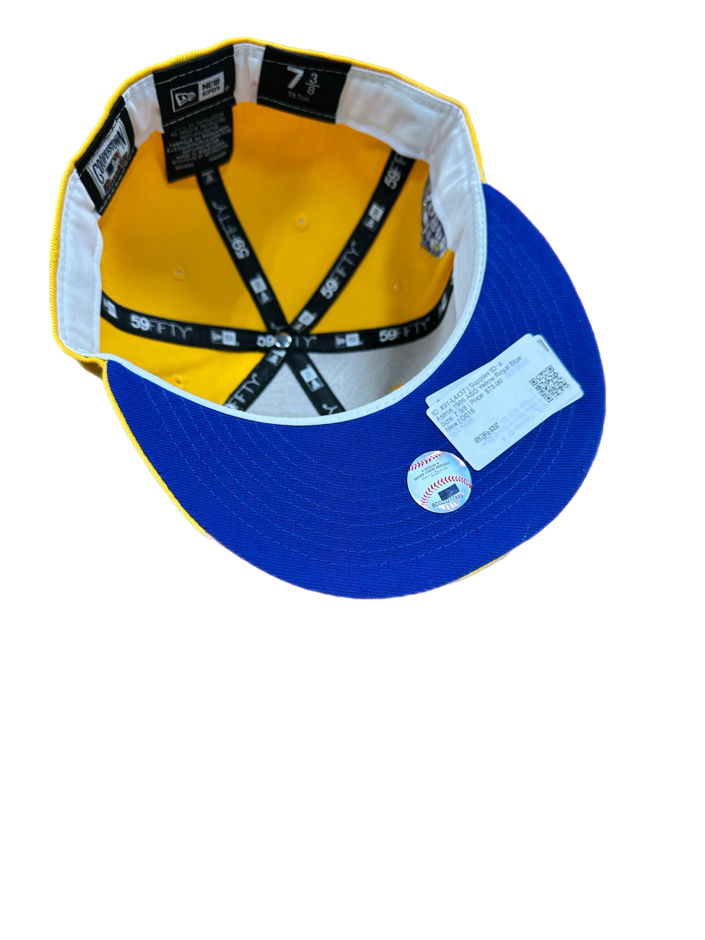 Astros 1986 ASG Yellow Royal Blue