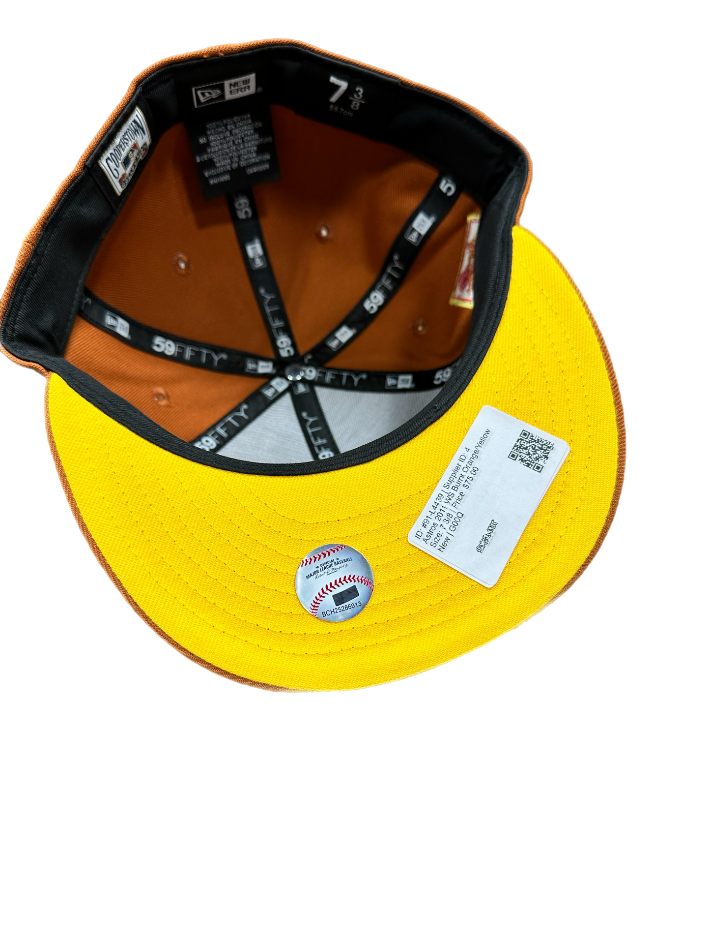 Astros 2011 WS Burnt Orange/Yellow