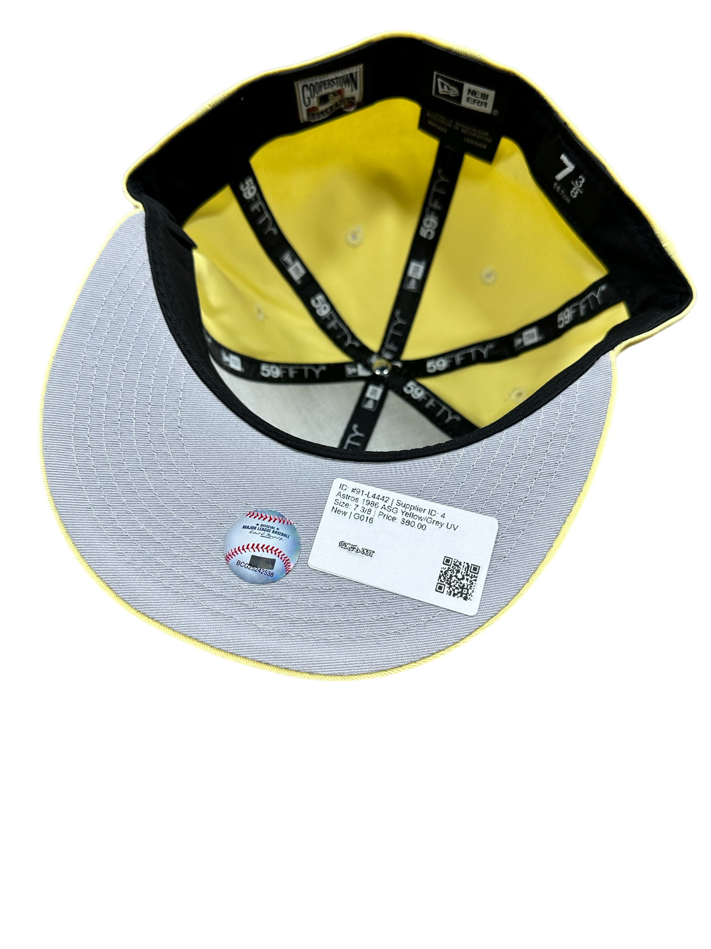 Astros 1986 ASG Yellow/Grey UV