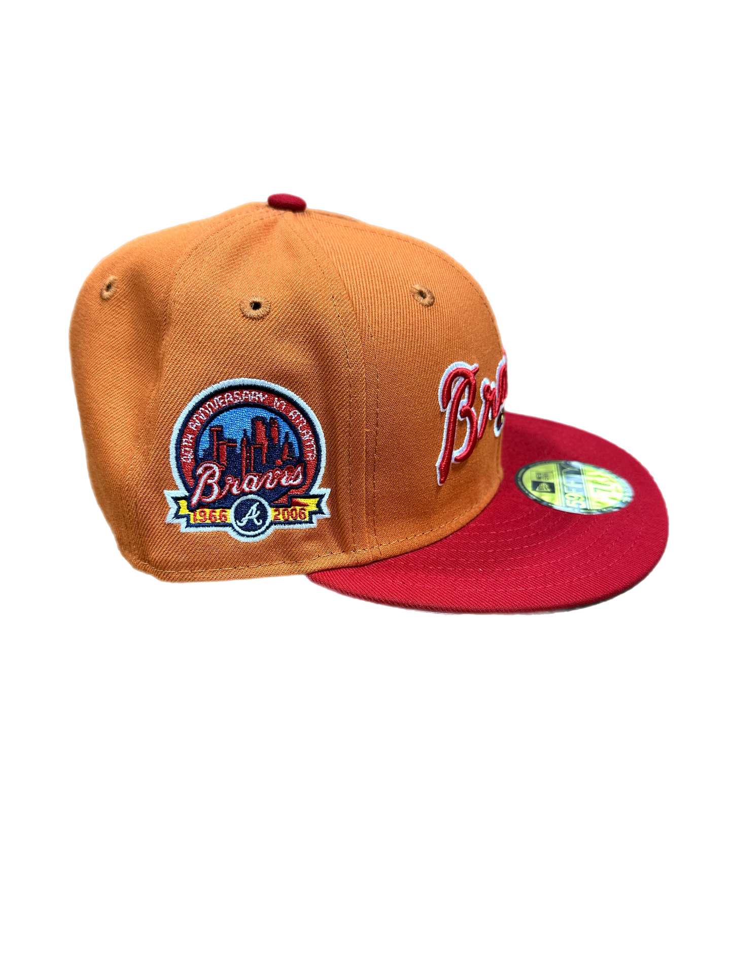 Braves 40th Orange Red Grey