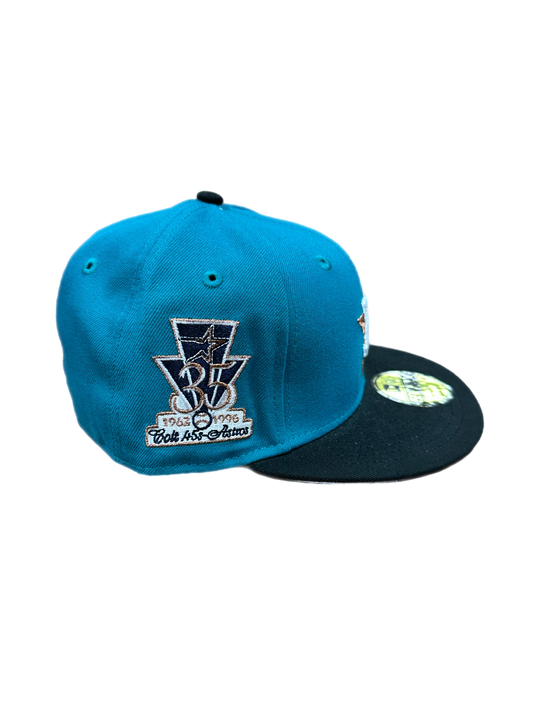 Astros 35 Great Years Aqua/Black