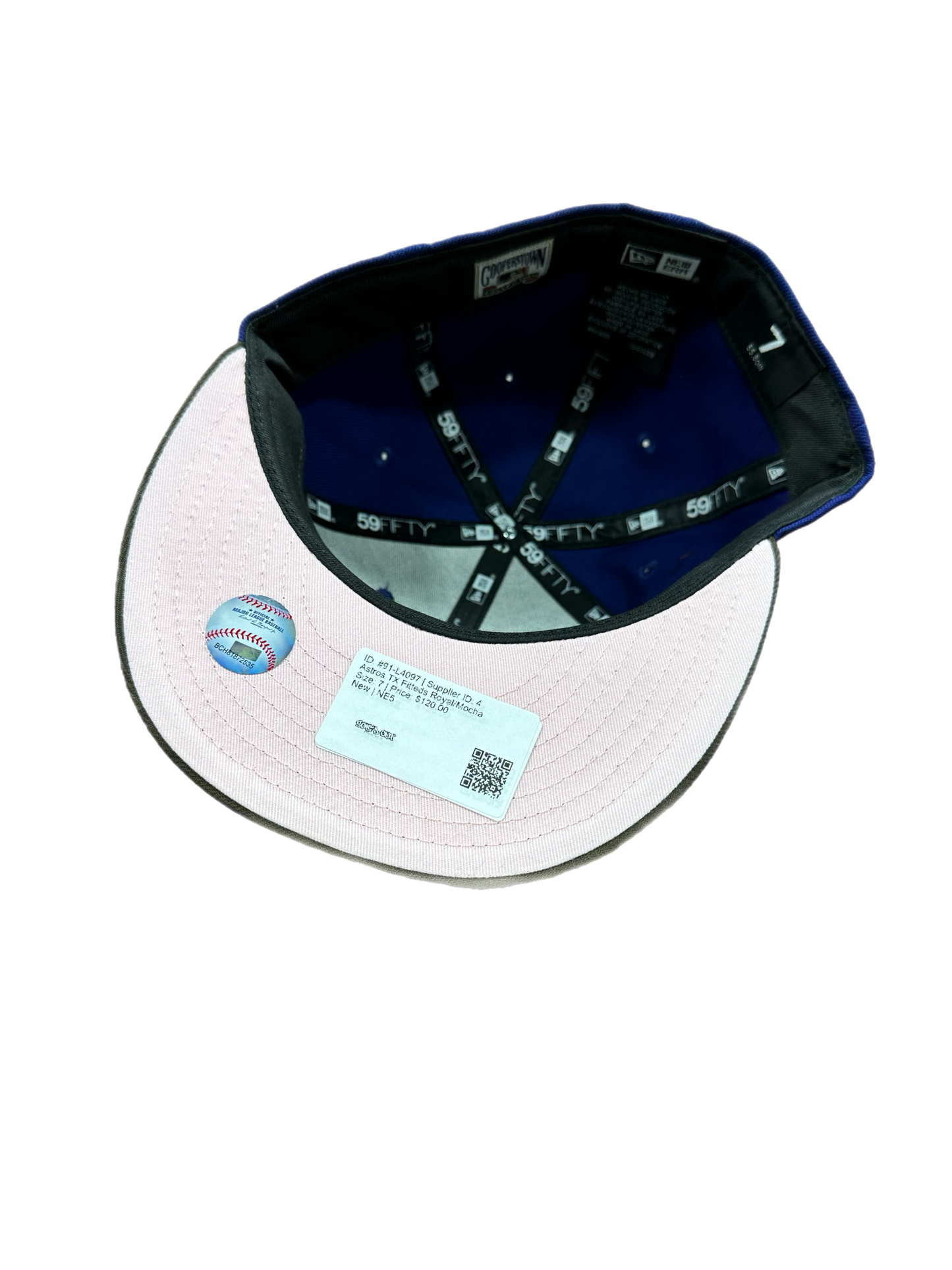 Astros TX Fitteds Royal/Mocha