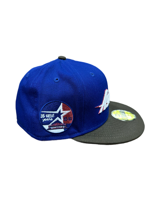 Astros TX Fitteds Royal/Mocha