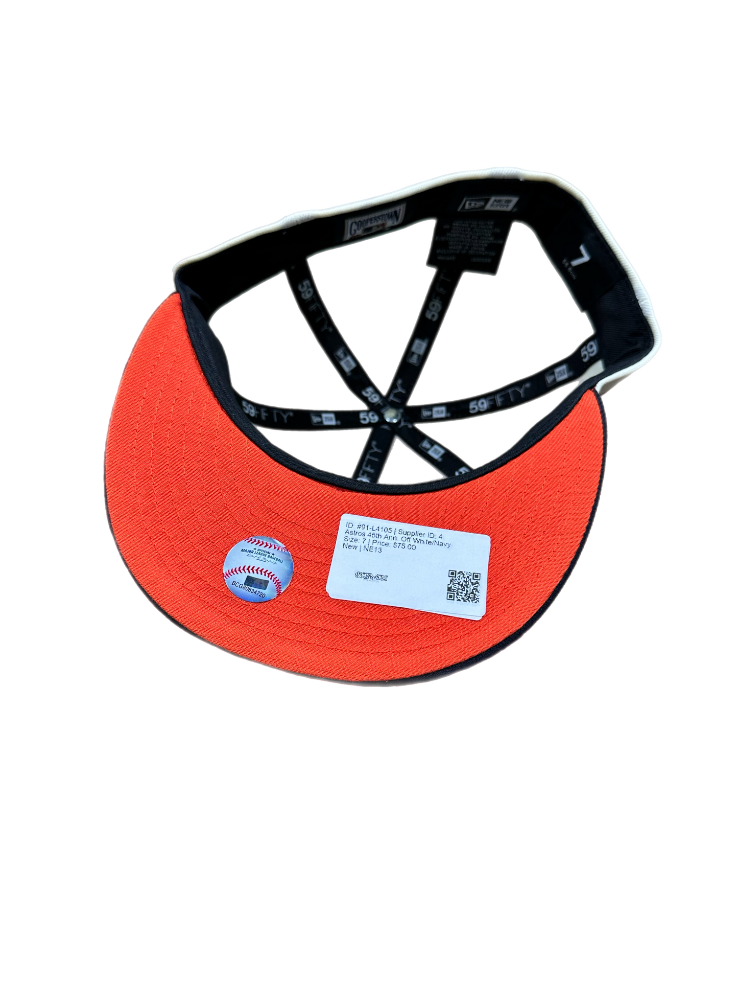 Astros 45th Ann. Off White/Navy