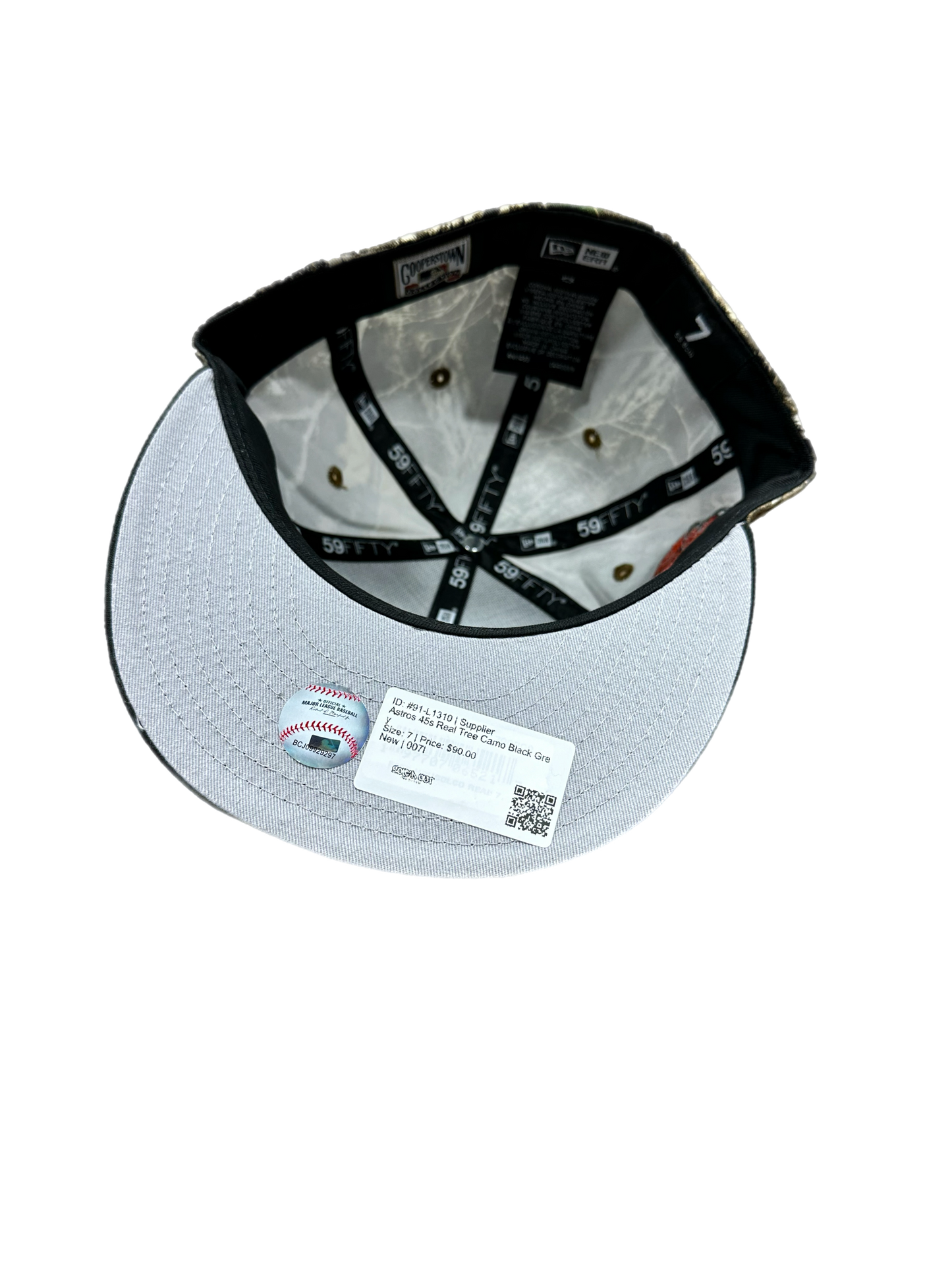 Astros 45s Real Tree Camo Black Grey