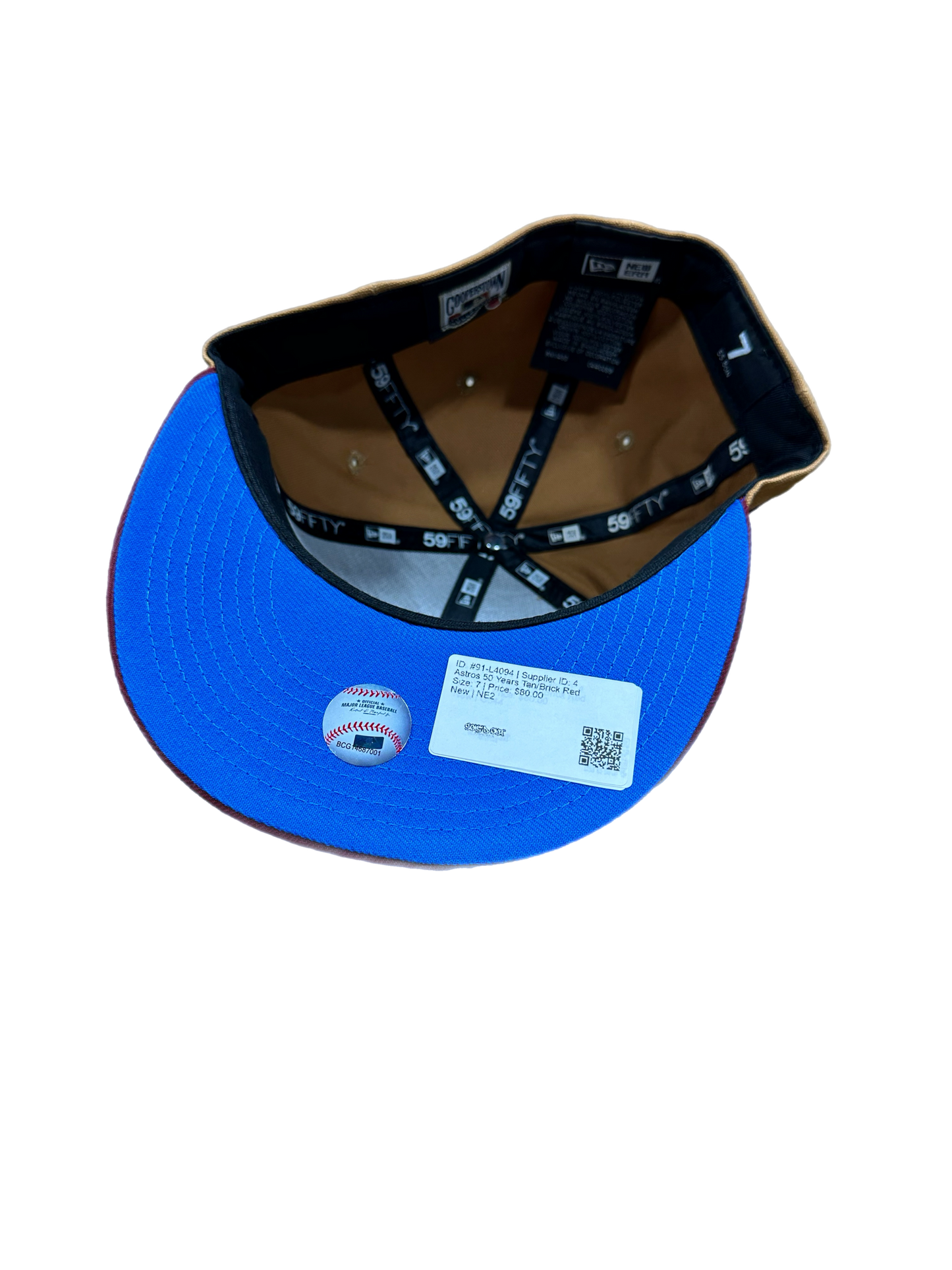 Astros 50 Years Tan/Brick Red