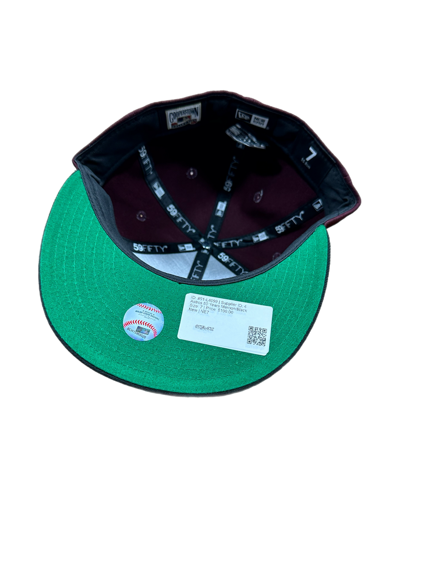 Astros 60 Years Maroon/Black