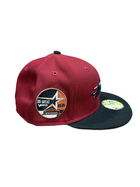 Astros 35 Great Years Brick Red/Black