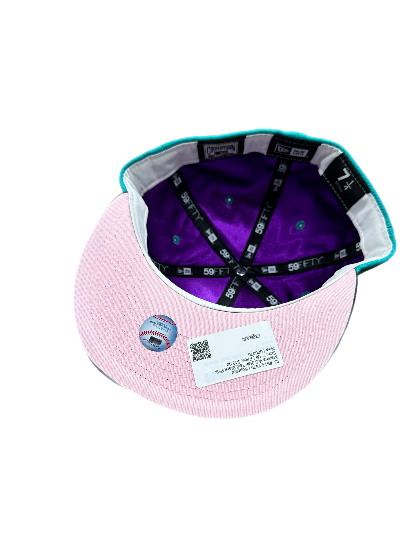 Marlins WS 25th Teal Black Pink