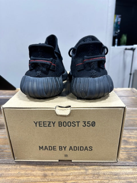 adidas Yeezy Boost 350 V2 Black Red - Size 7.5 (Pre-Owned)