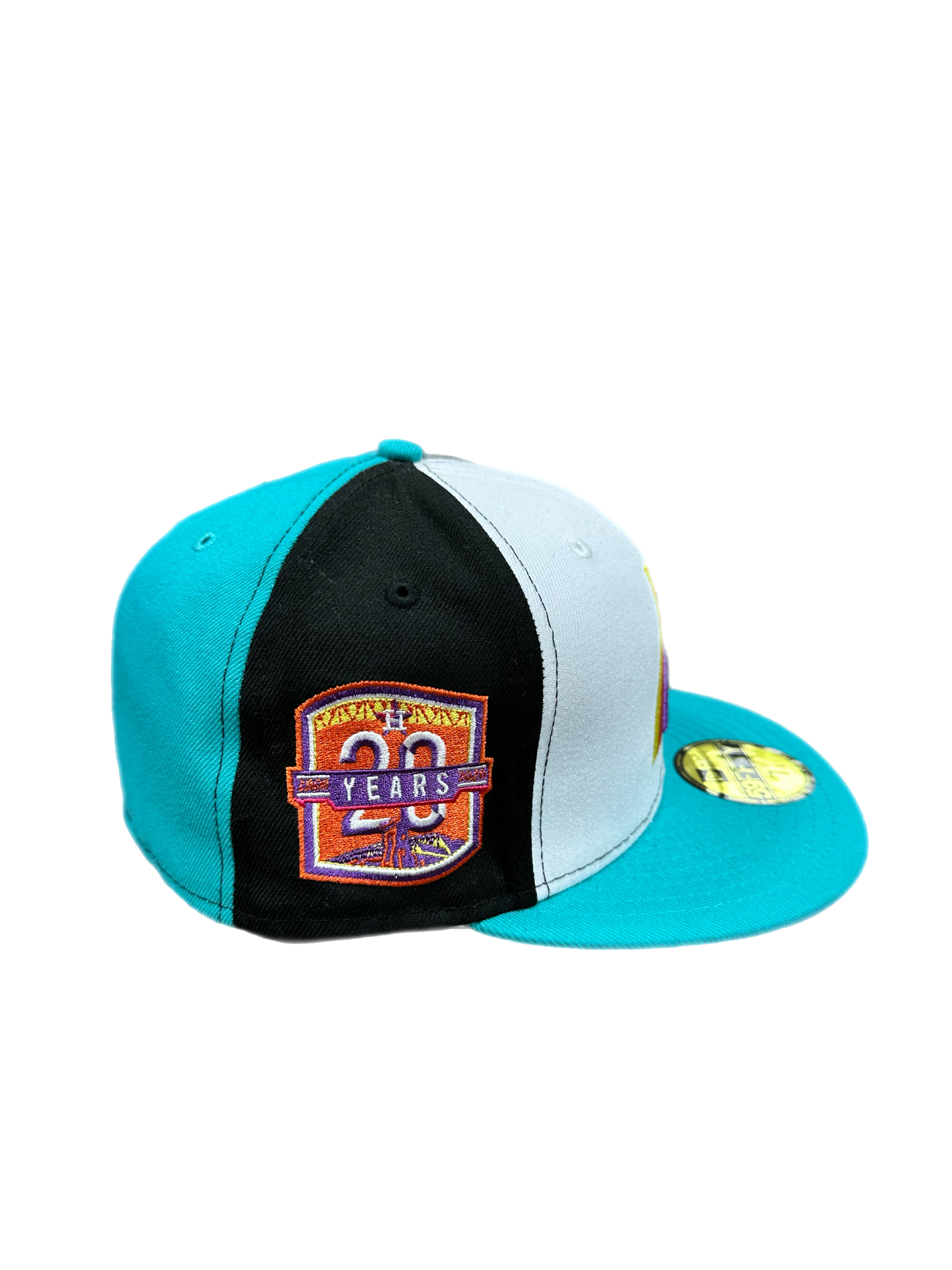 Astros 20 Years White Black Teal