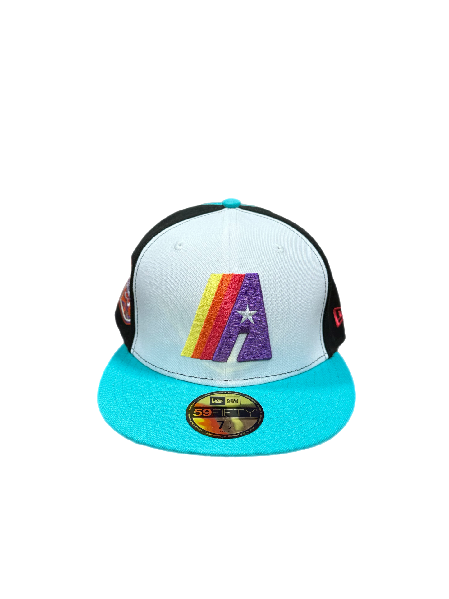Astros 20 Years White Black Teal