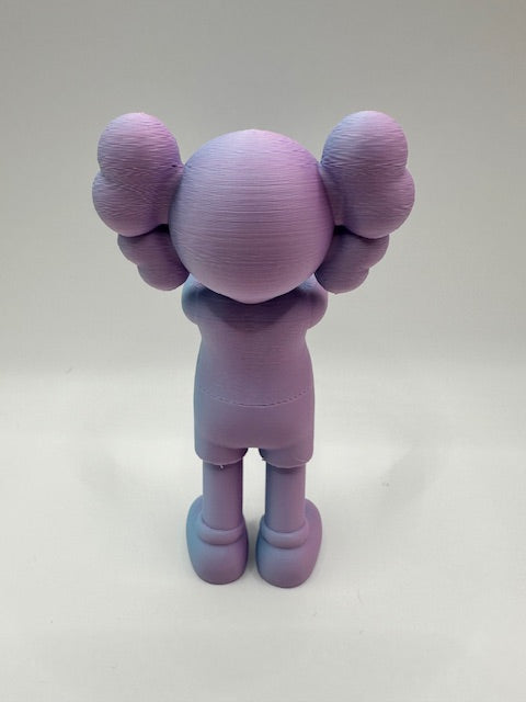 Custom 3D Printed Kaws Want a Hug - Purple Pink