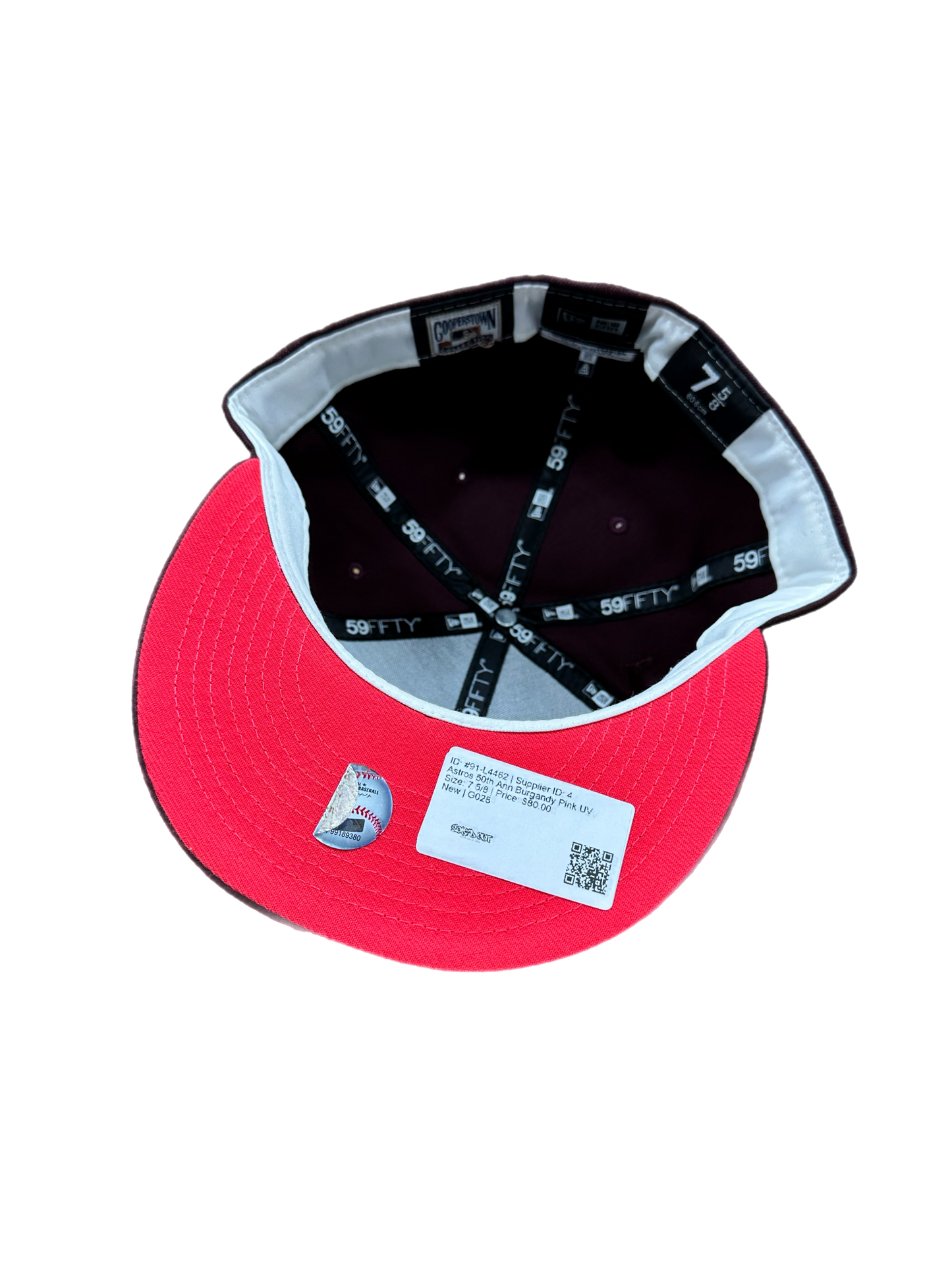 Astros 50th Ann Burgundy Pink UV