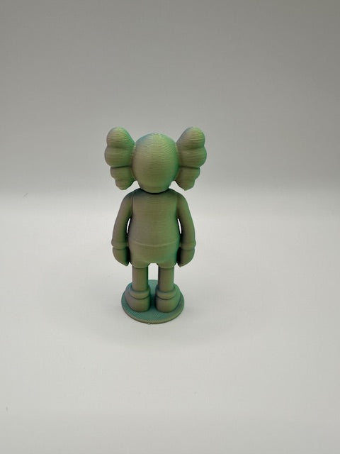 Custom 3D Printed Kaws Small - Green