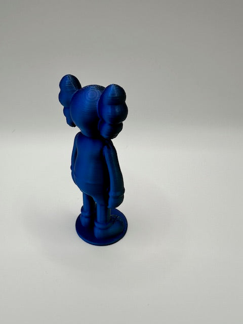 Custom 3D Printed Kaws Small - Purple Blue
