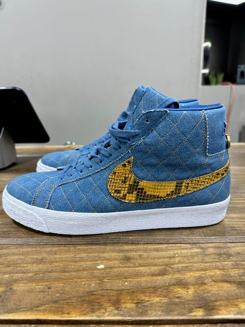 Nike SB Blazer Mid QS Supreme Denim - Size 12 (Pre-Owned - Replacement Box)