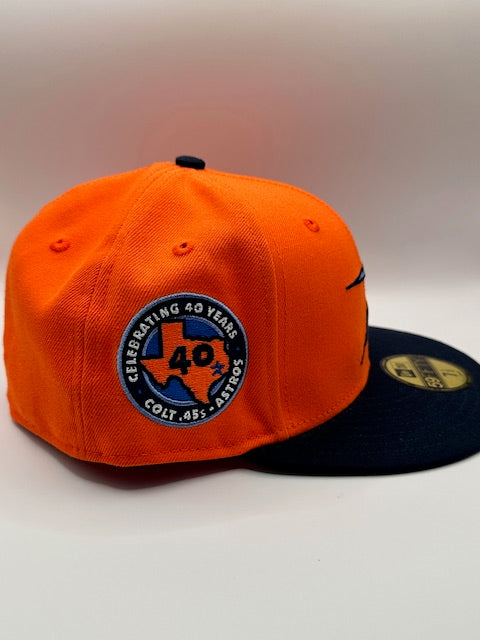 Astros 40Yrs Orange Navy Blue