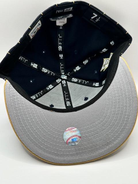 Astros 35 Great Years Gold Stripe Blue Gold