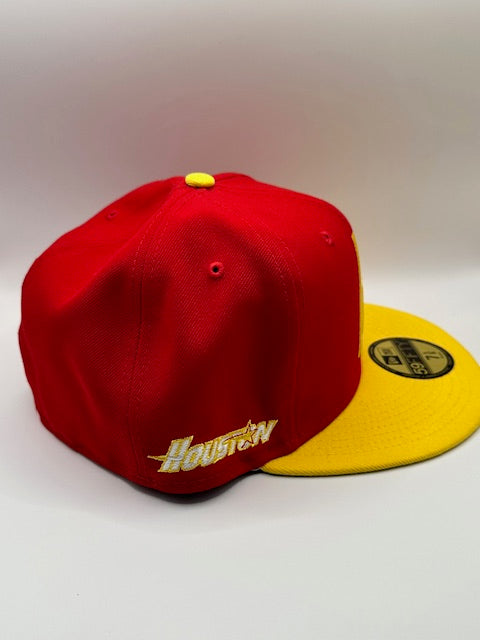 Astros Houston Red Yellow A