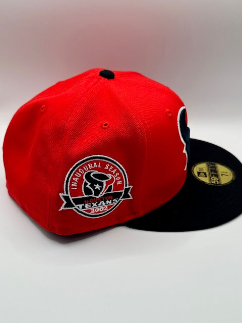 Texans Inaugural Season 2002 Red Navy