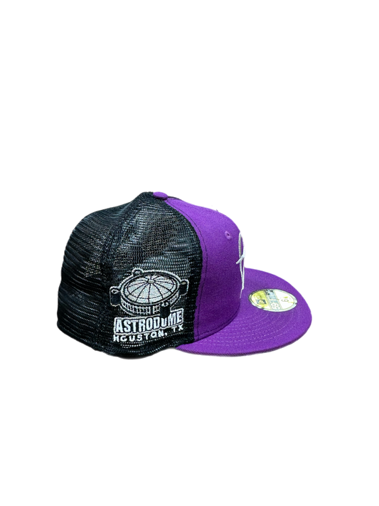 Astros Purple Trucker Hat