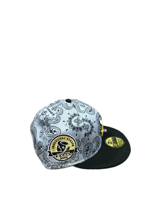 Texans Grey Black Bandana