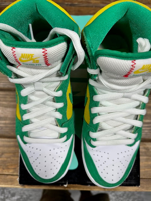Nike SB Dunk High Oakland Athletics - Size 8.5 (Pre-Owned)
