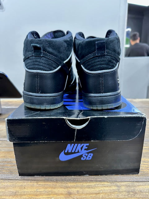 Nike SB Dunk High Black Purple Box - Size 9.5 (Pre-Owned)