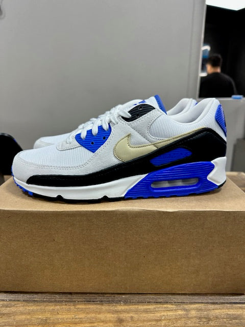 Nike Air Max 90 Khaki Racer Blue - Size 11 (New - Replacement Box)