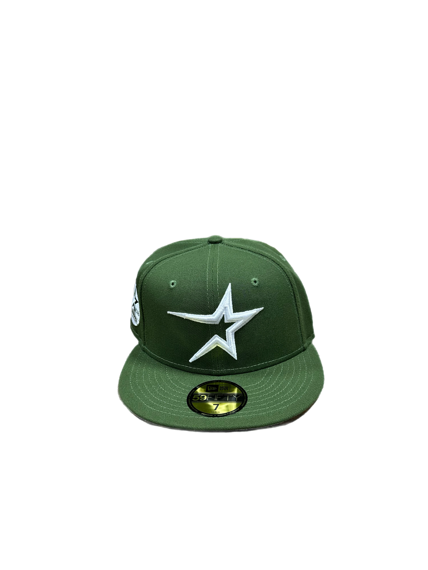 Astros 35 Great Years Olive White Grey