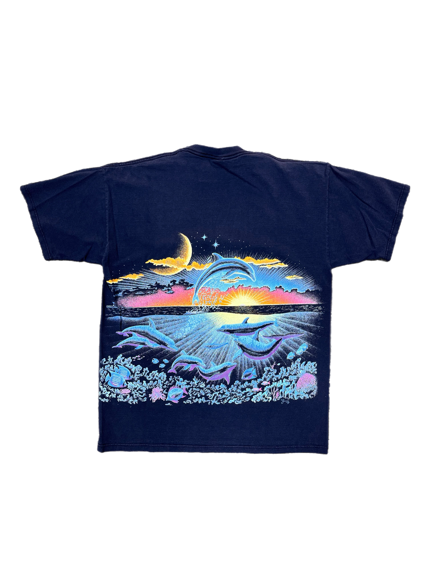 Dolphin Wrap Around Nature Tee