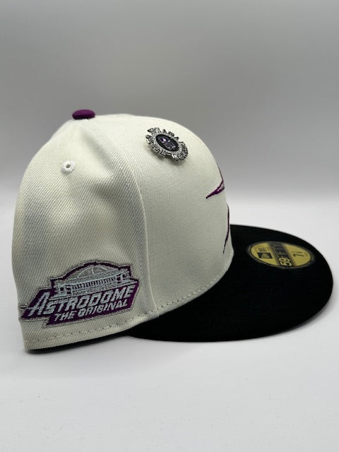 Houston Astros DJ Screw Tape Cream Purple Drip