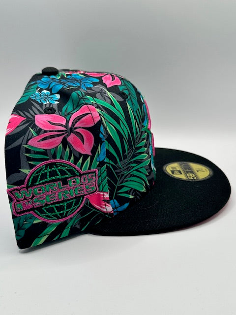 Houston Astros Floral Black Pink